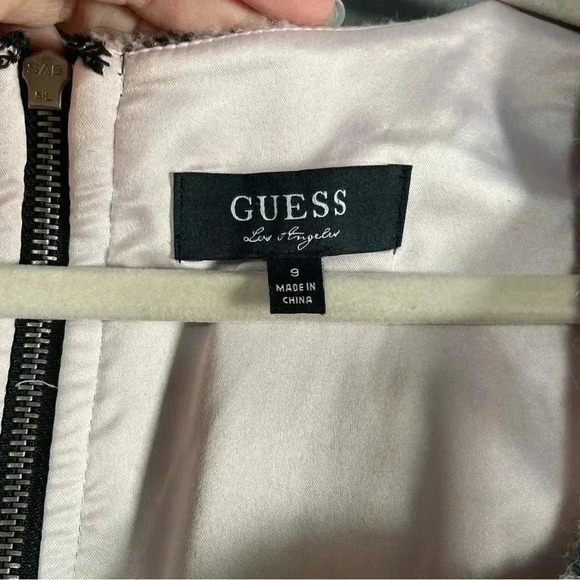 Guess Zoe Plaid Wool Blend Dress preppy girlhood legally blonde tweed - Picture 4 of 8